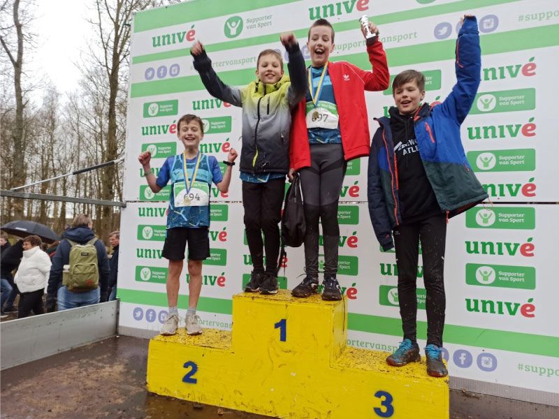 Ploegenpodium finale crosscompetitie