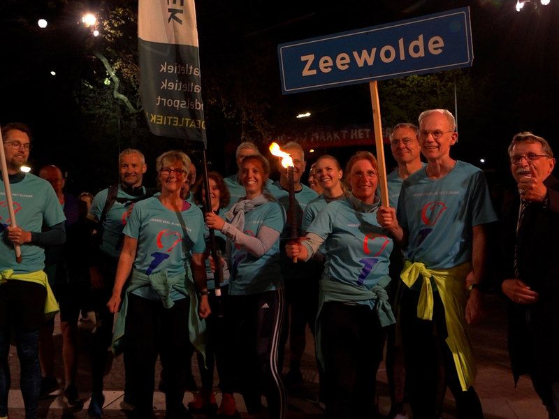 Zeewolde Atletiek breng vrijheidsvuur naar Zeewolde