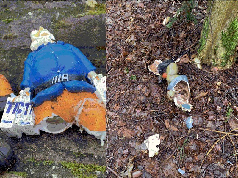 Kabouters in kabouterbos opnieuw gesloopt en ontvreemd