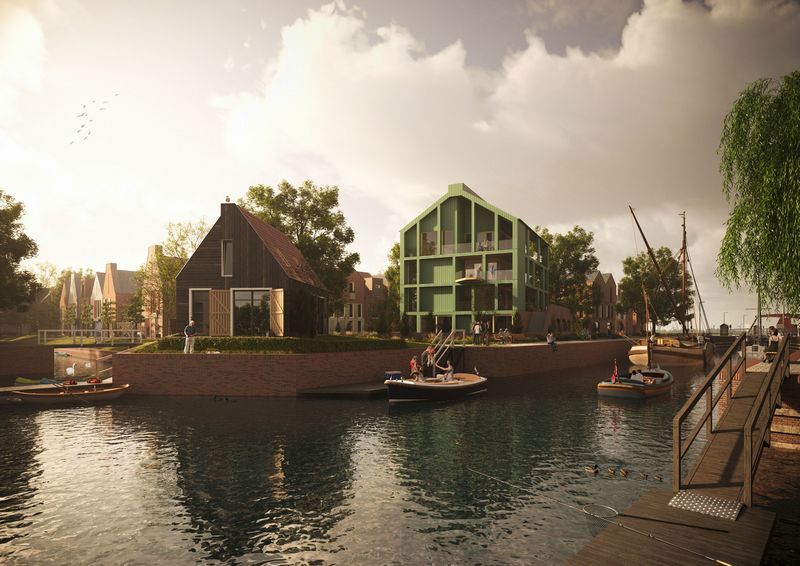 Bijna tweehonderd nieuwe woningen in het Havenkwartier