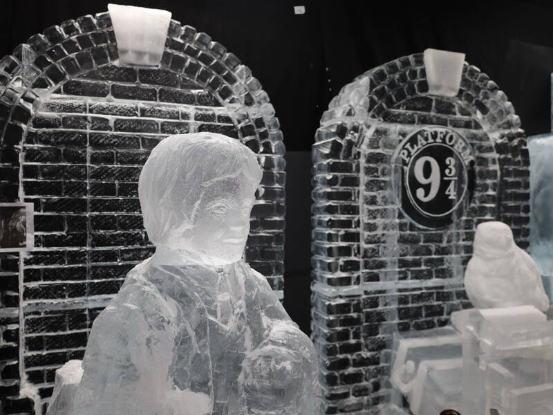 Voorbeelden van ijsbeelden, in dit geval Harry Potter en zijn uil