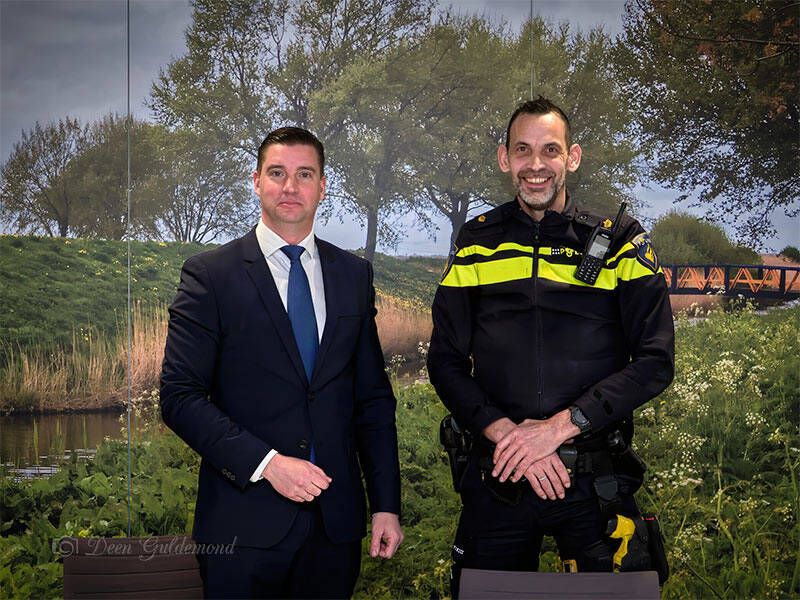 Burgemeester Zeewolde en Politie chef Zeewolde