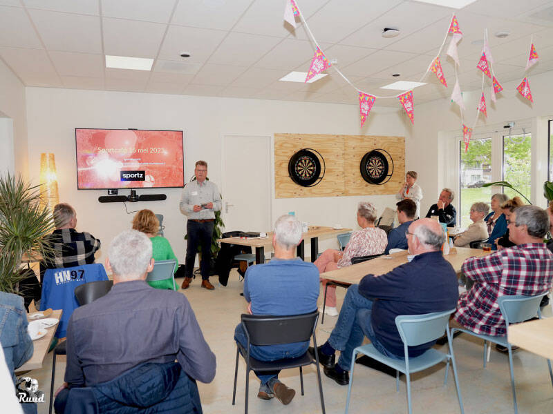 Het SportZ cafe in het baken