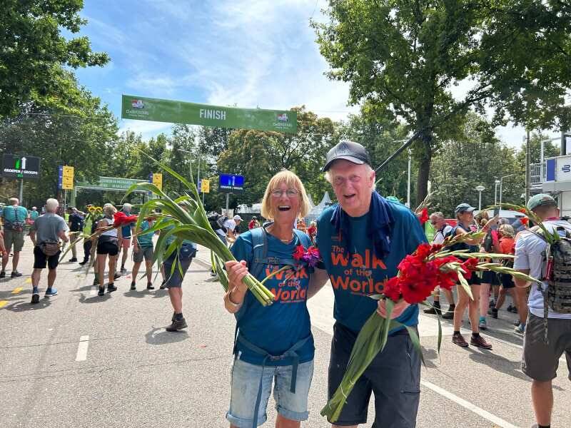 Mannes en Riët Schoppink voltooien Vierdaagse van Nijmegen voor tweede keer