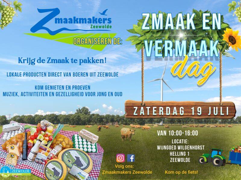 Eerste ‘Zmaak & Vermaak Dag’ met streekproducten in Zeewolde