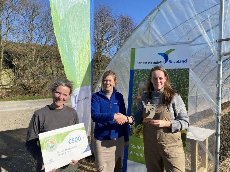 Groene Pluk winnaar meest circulaire burgerinitiatief van Flevoland!