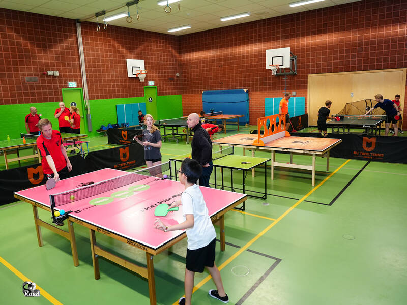 ZETA viert jubileum met bijzondere tafeltennistafels