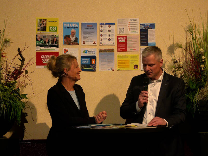 ondernemer Corjan Versprille van Dutch Flame in gesprek met Anja van Engen