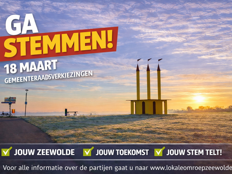 Zeewolde Kiest op 18 maart | Liveblog