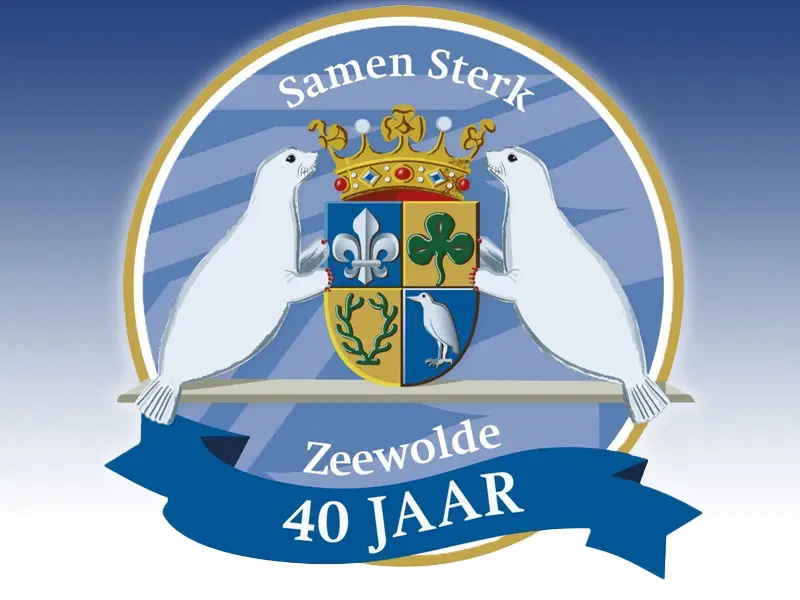 logo van 40 jaar Zeewolde